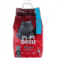 Pi-Pi-Bent классик наполнитель для кошек 10кг комкующийся