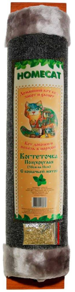 Homecat когтеточка для кошек с мятой полукруглая 4113873 ковровая