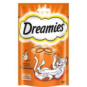 Dreamies лакомство для кошек 60 г с курицей