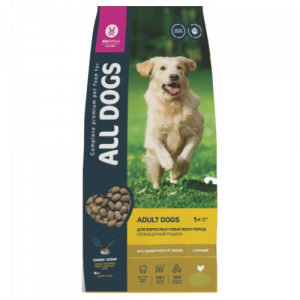 All Dogs сухой корм для собак 2,2 кг курица