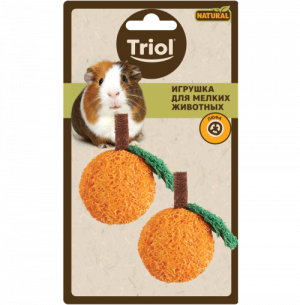 Triol NATURAL игрушка для грызунов 42171013 Абрикос из люфы