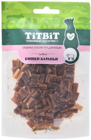 Titbit Кишки бараньи для кошек 20 г 019436