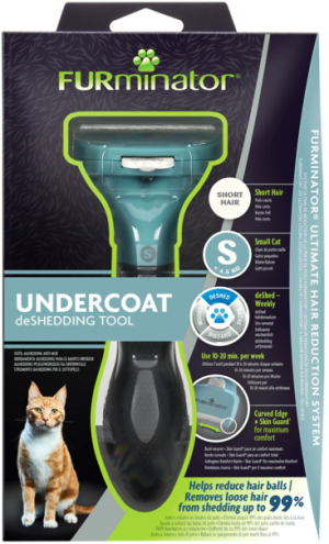 FURminator фурминатор для длинношерстных кошек S