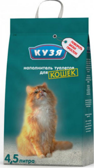 Кузя наполнитель для кошек 4,5 л  впитывающий